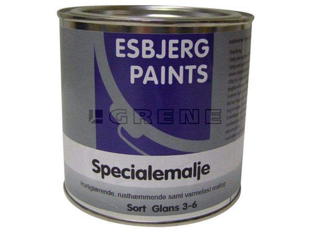 Färg svart matt 5 l