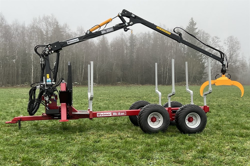 We-8:an 4G med We-5500 kompl skogsekipage