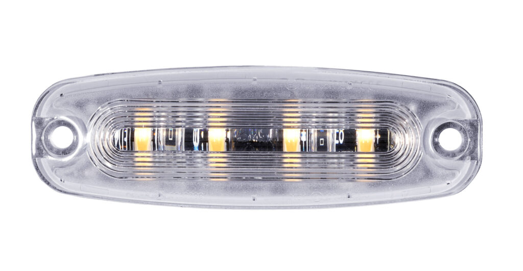 SWEDSTUFF Blixtljus 4 LED Orange 12-24V