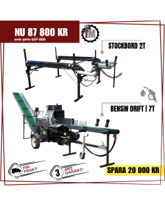 IM Vedmaskin + Stockbord | Helhyd Bensin 7T