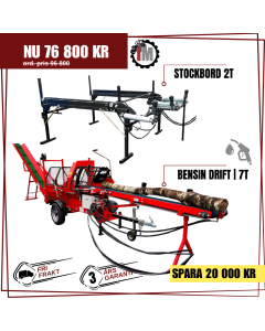 IM Vedmaskin + Stockbord |semihyd Bensin 7T