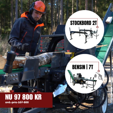 IM Vedmaskin + Stockbord | Helhyd Bensin 7T
