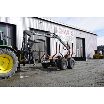 Skogavagn NOKKA 14 TON 4WD 7 M NOKKA KRAN 2 SPAKS EL