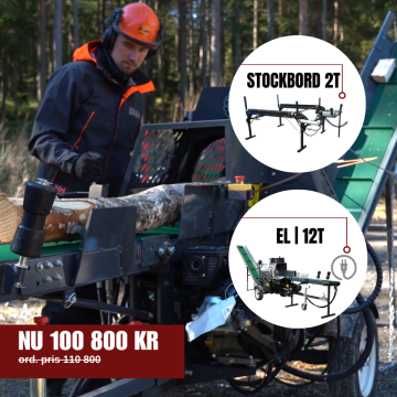 IM Vedmaskin + Stockbord | Helhyd el 12T