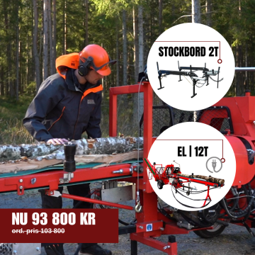 IM Vedmaskin + Stockbord |semihyd el 12T