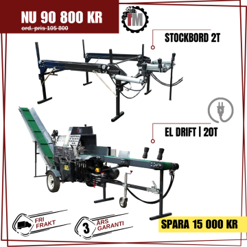 IM Vedmaskin + Stockbord | Helhyd EL 7T