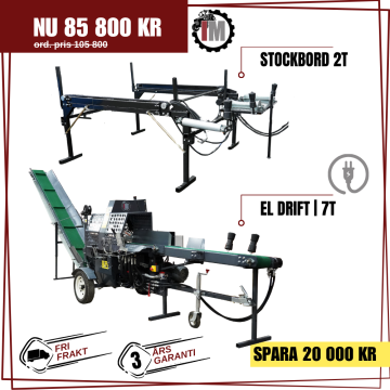 IM Vedmaskin + Stockbord | Helhyd EL 7T