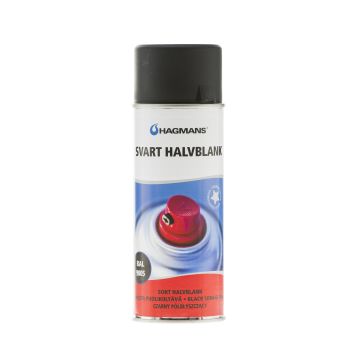 Svart halvblank 400 ml