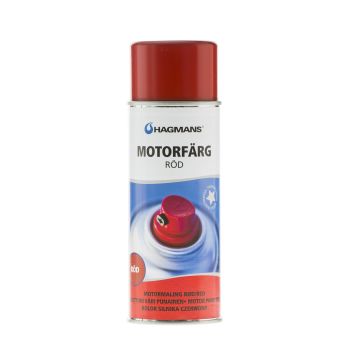 Motorfärg röd 400 ml