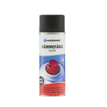 Värmefärg svart 400 ml