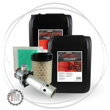 Servicekit Vedmaskin grå helhyd Bensin