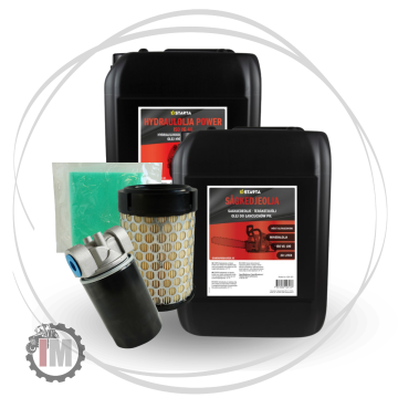 Servicekit Vedmaskin röd semihyd Bensin