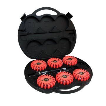 STRANDS VARNINGS-/BLIXTLJUS PUCKEN 6P,I VÄSKA