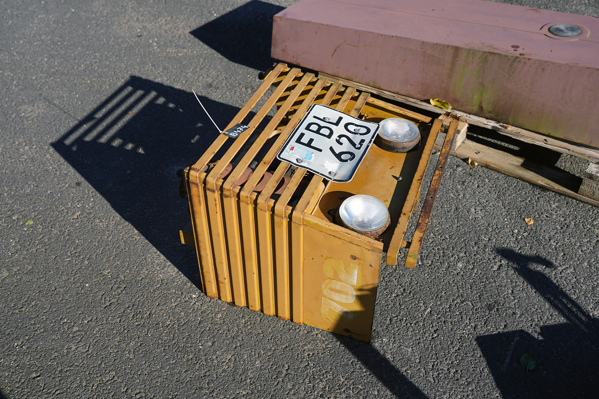 Front ink luftburk och belsyning