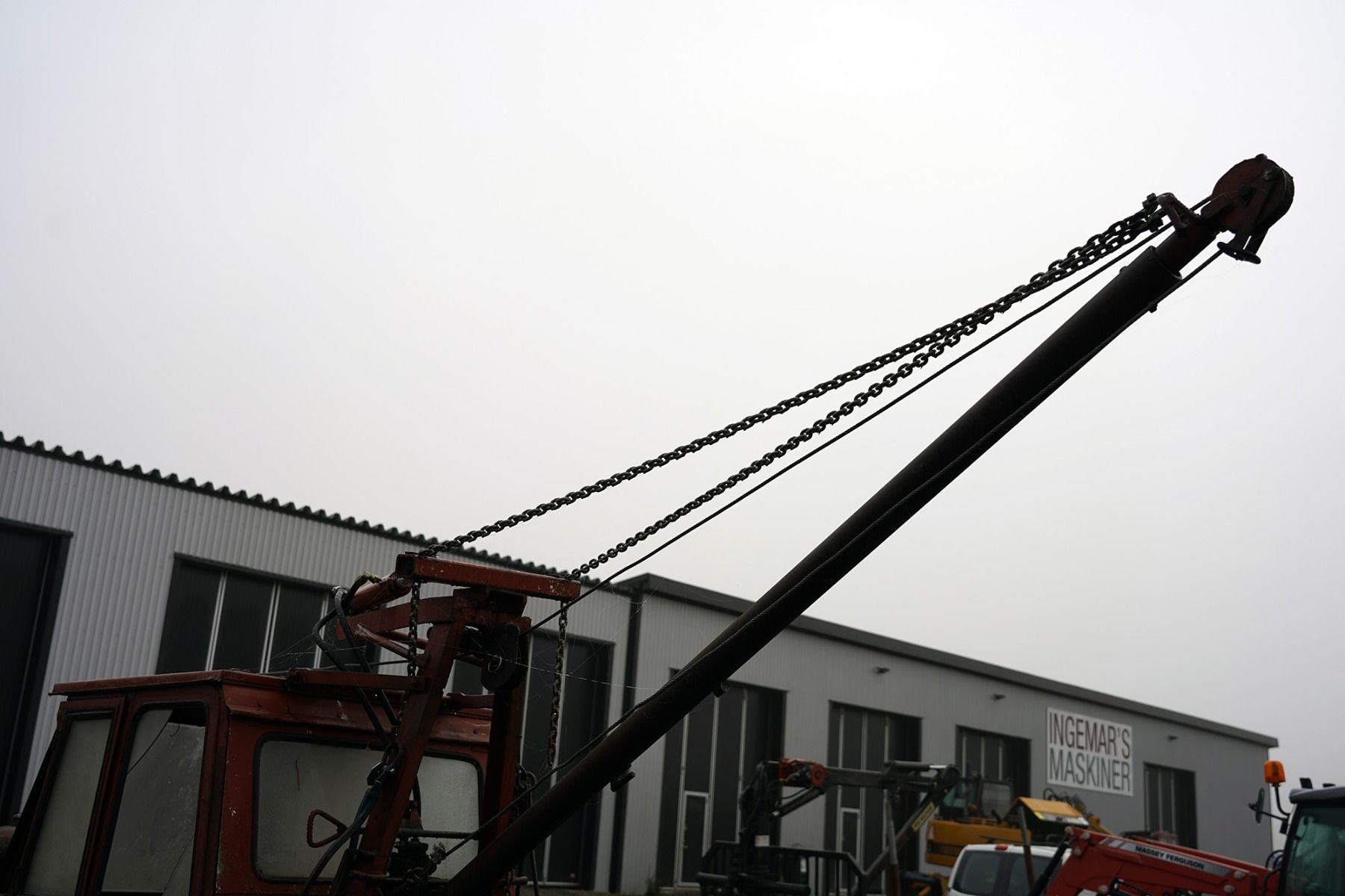 Komplett Vinsch & Vajerkran med hydraulisk bom