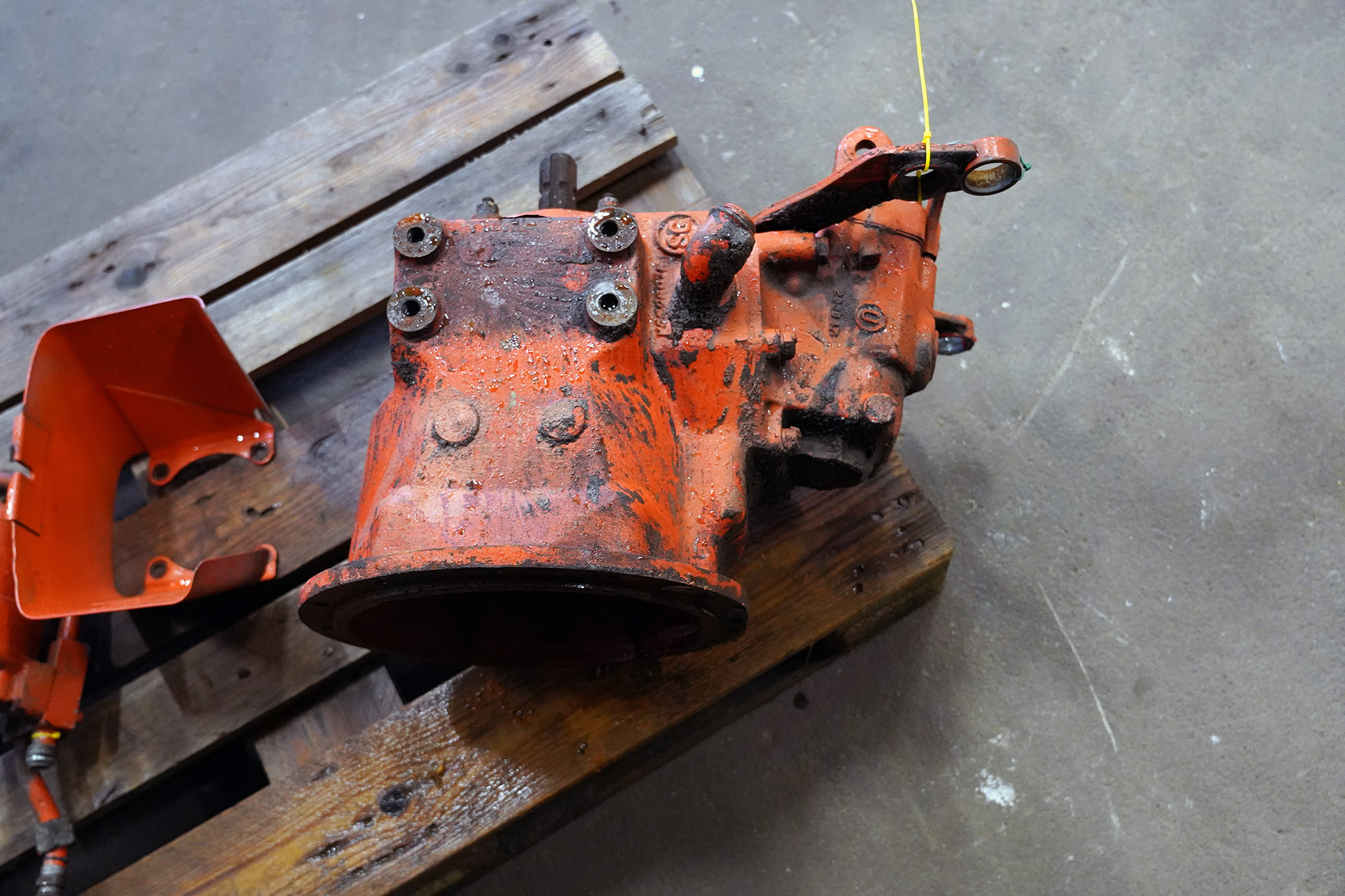 Kraftuttag komplett Case 1490