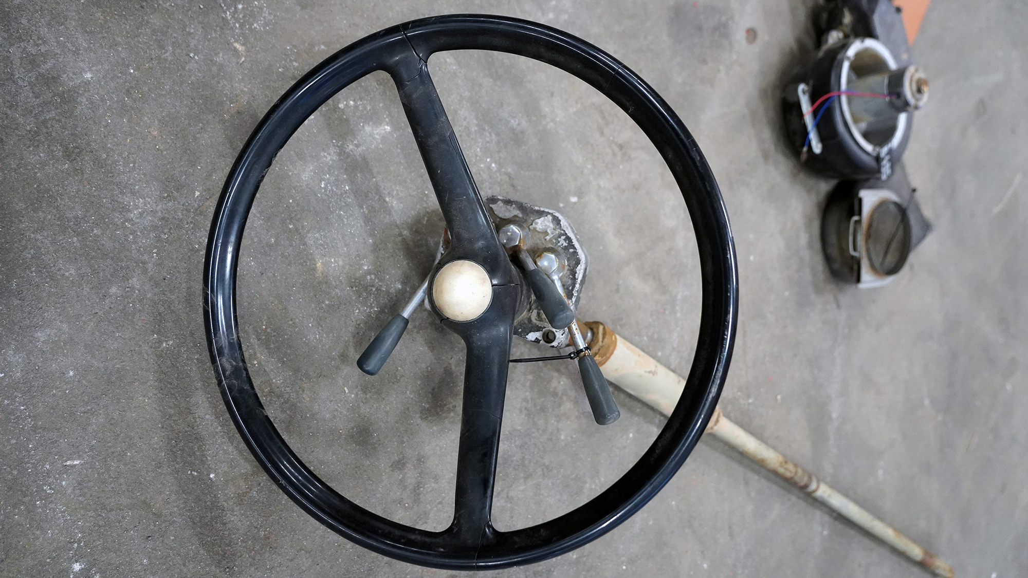 Zetor Crystal 8011 Komplett ratt med stag och spakar