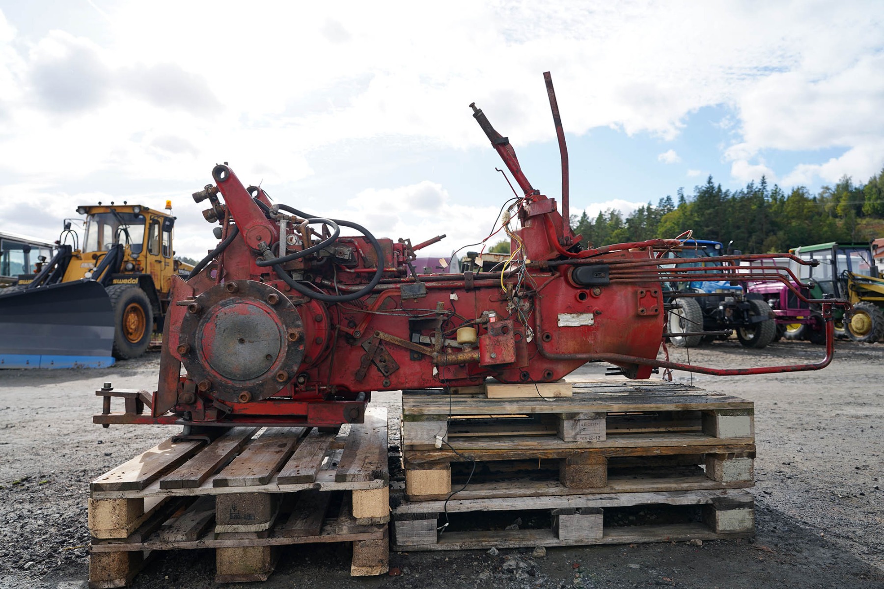 Växellåda + bakaxel med mera Case IH 844