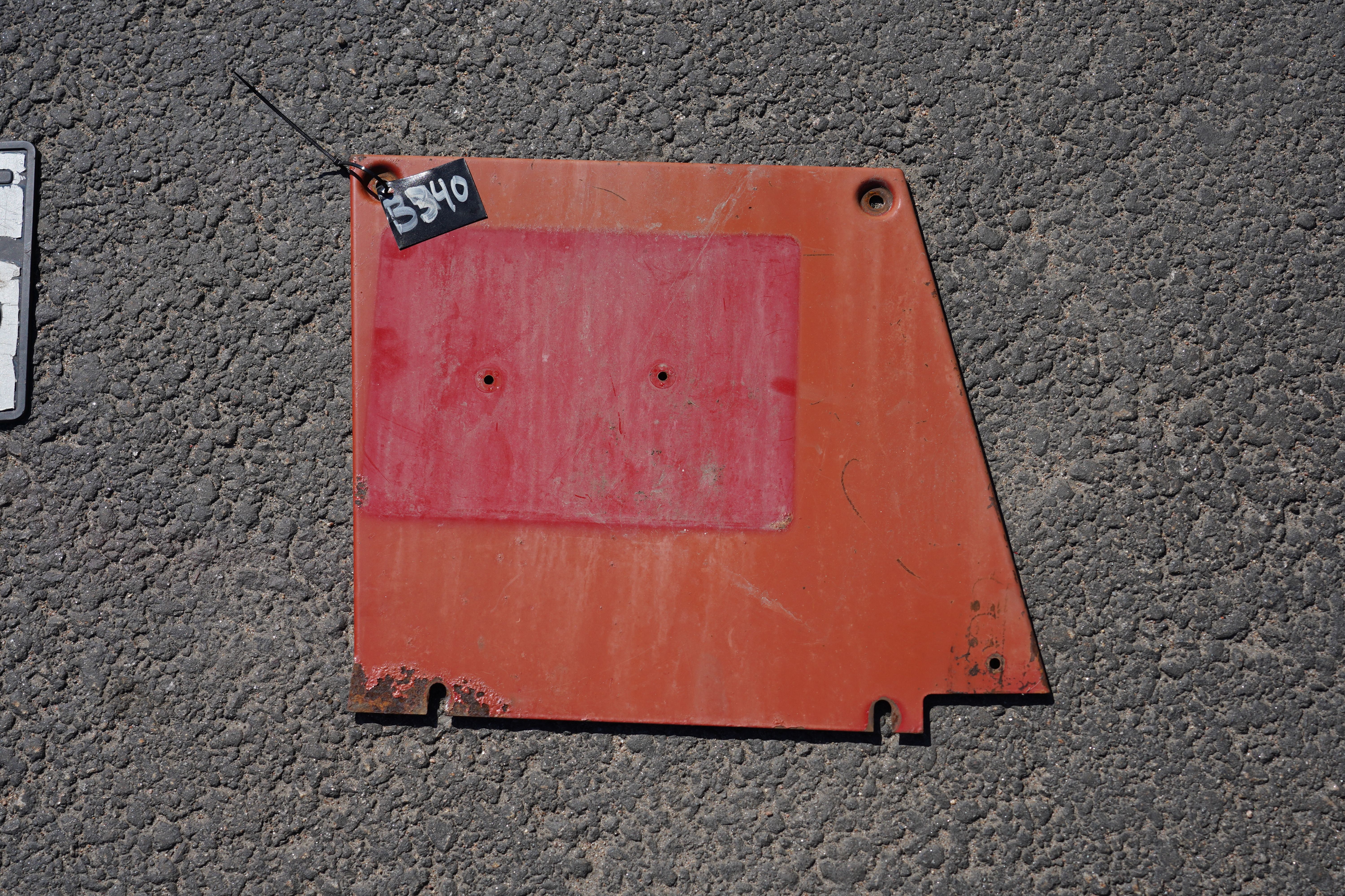 Plåt till regskylt International 956 XL