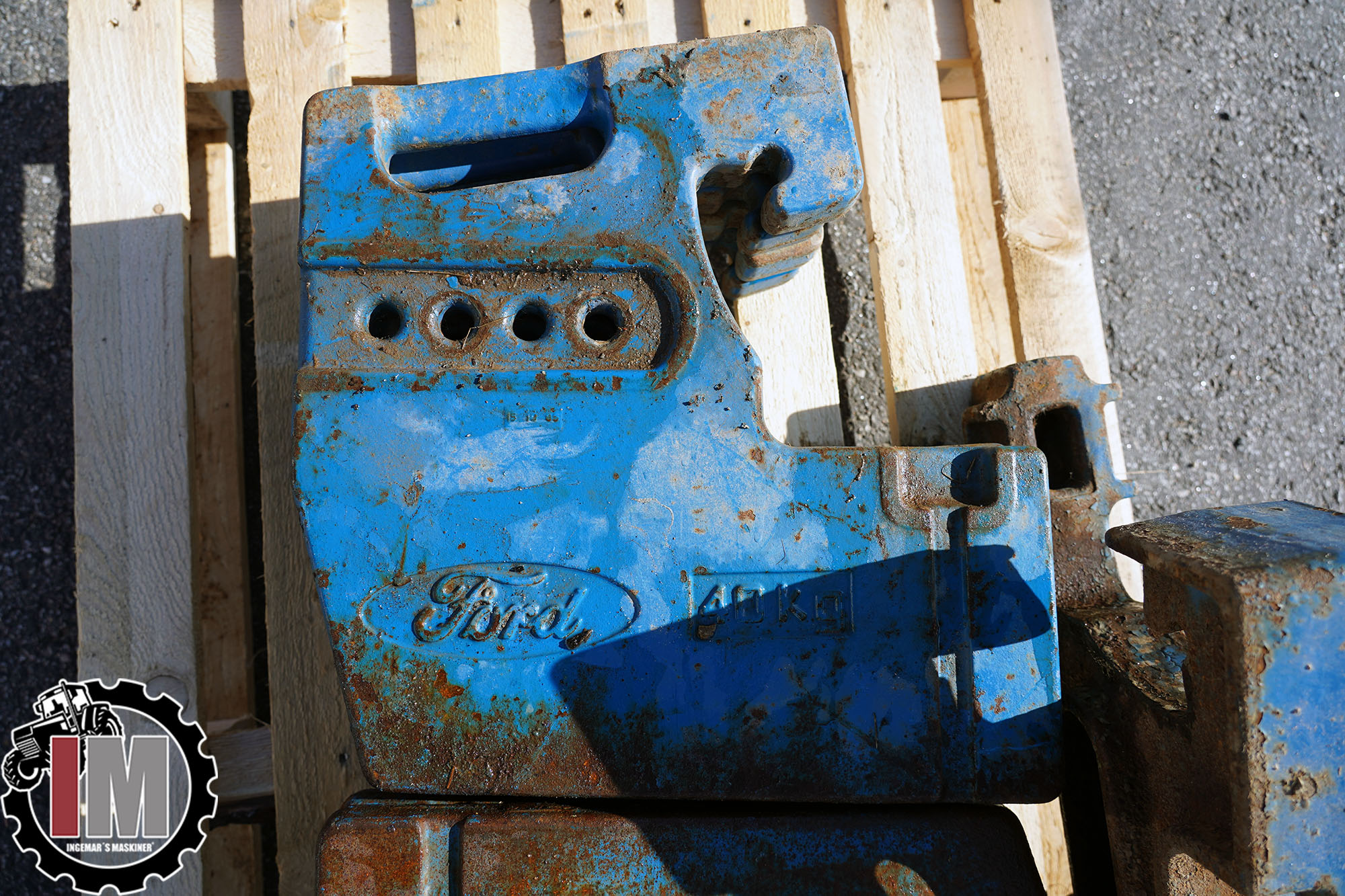 Frontvikt Ford 40 Kg Blå