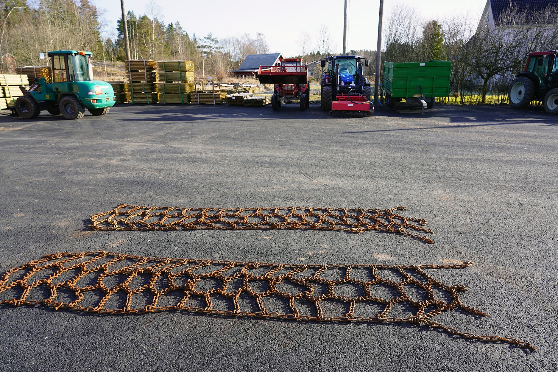 Snökedjor mönster 3700x500mm med brodd