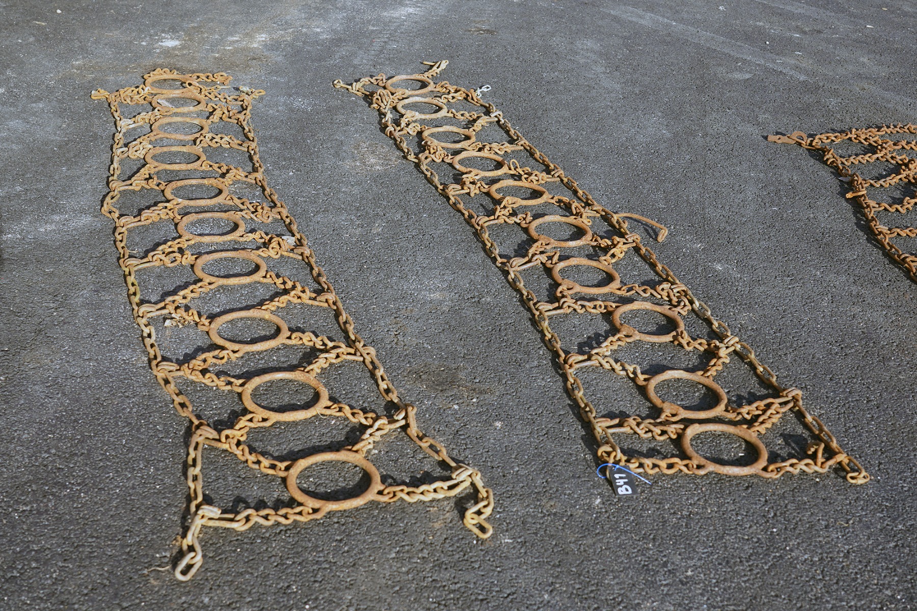 Snökedjor 2850x550 mönstrade med ringbrodd