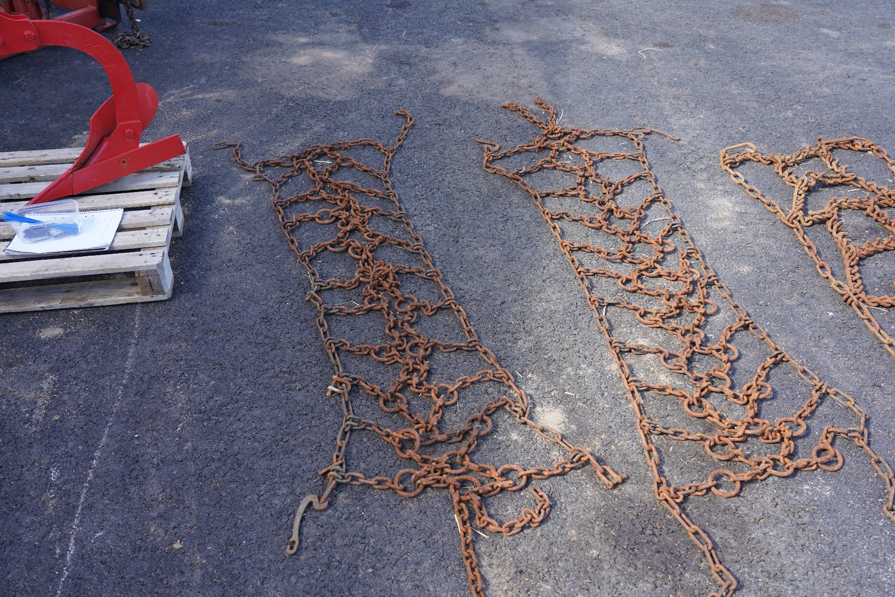 Snökedjor mönstrade ringbrodd 2100x550