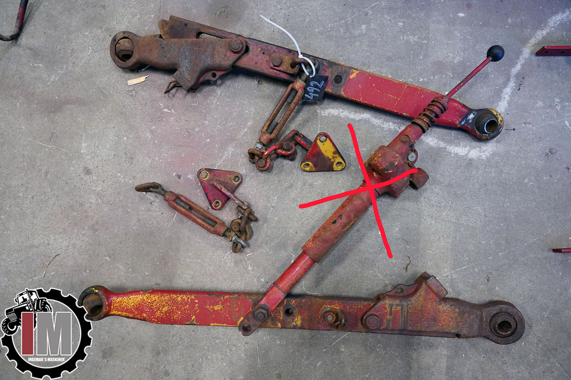 Volvo BM 430 Dragarmar höger/vänster