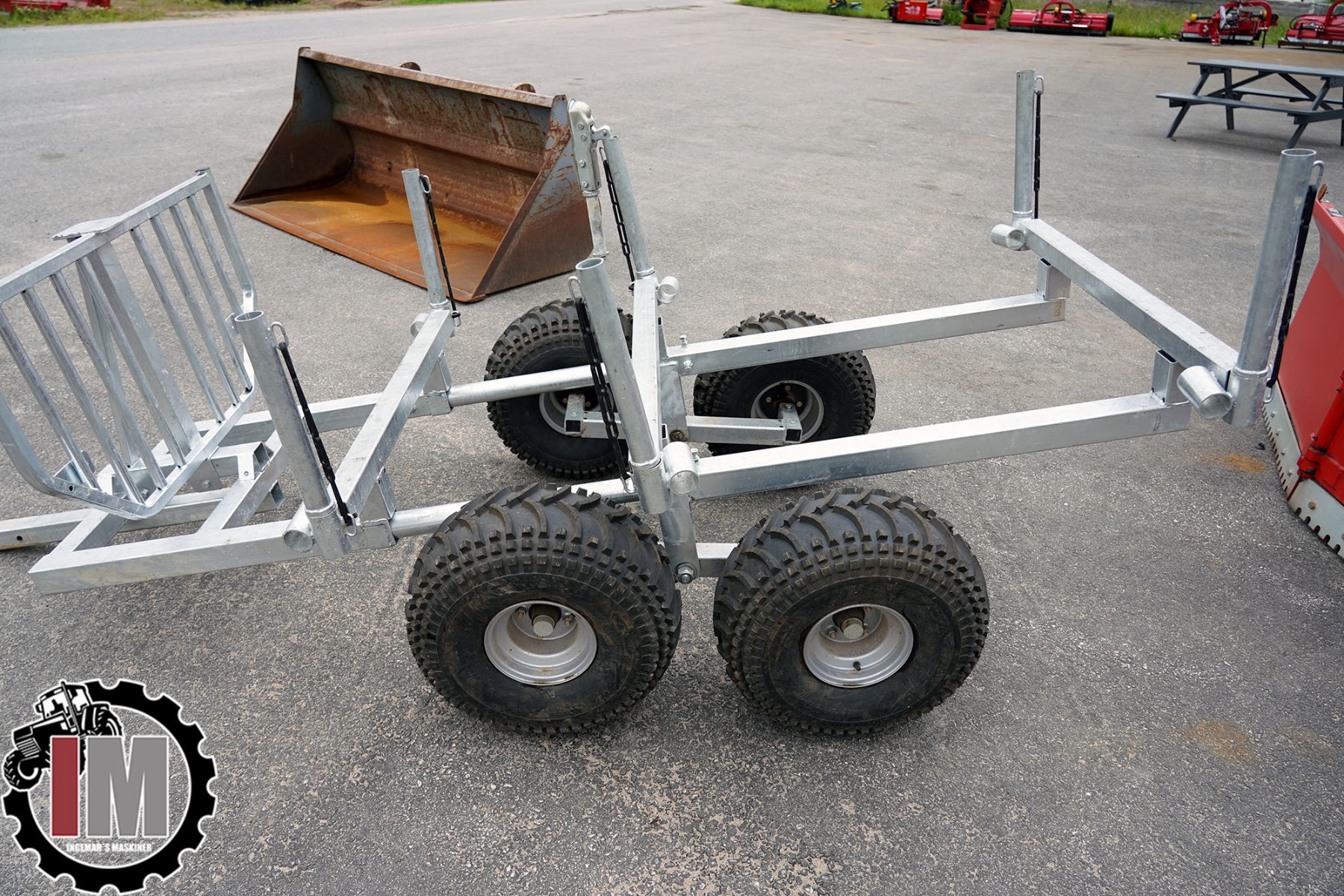 Timmervagn utan kran 22x12 lätt begagnad