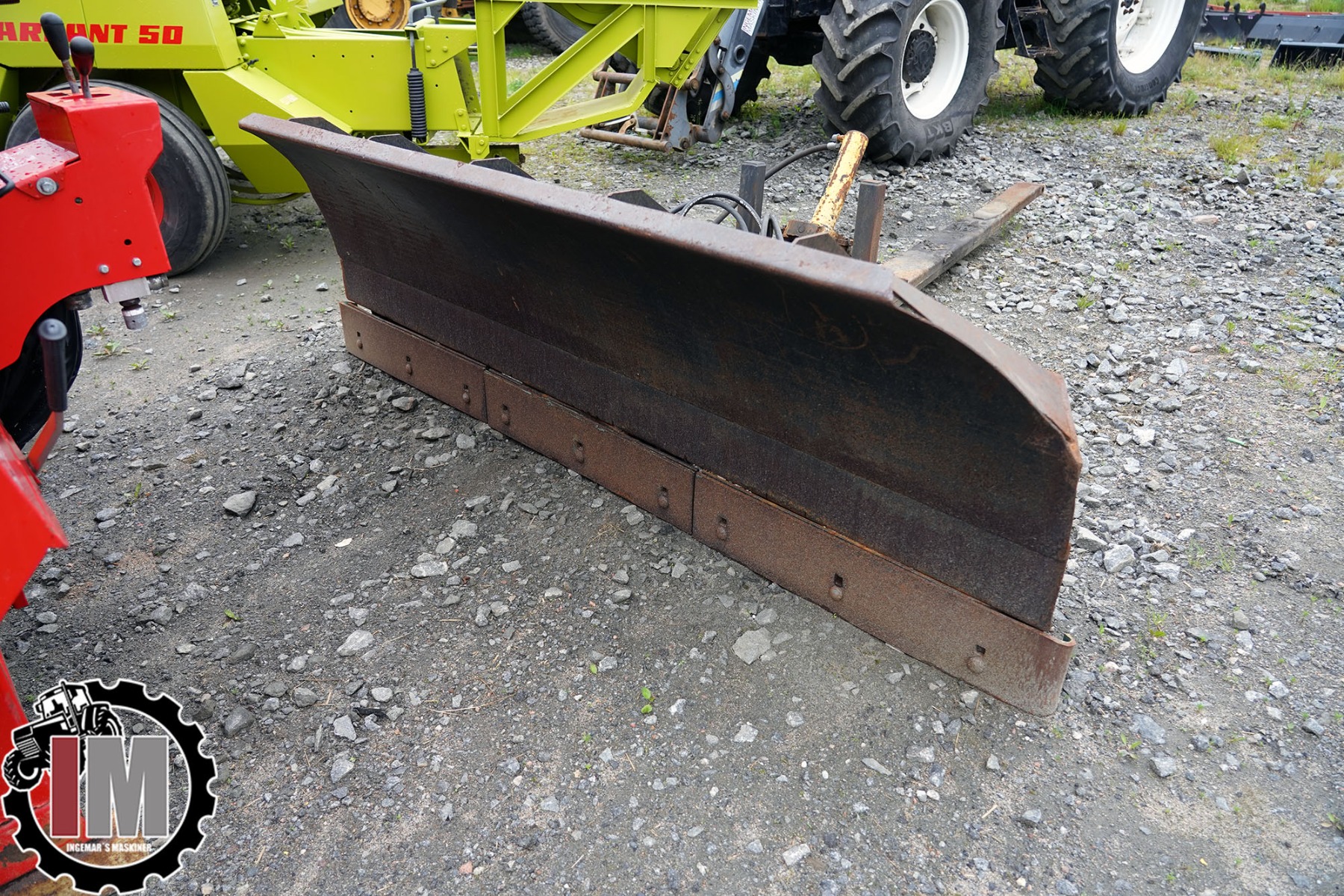 Diagonalplog med rambalksfäste Holms industri 2,45m