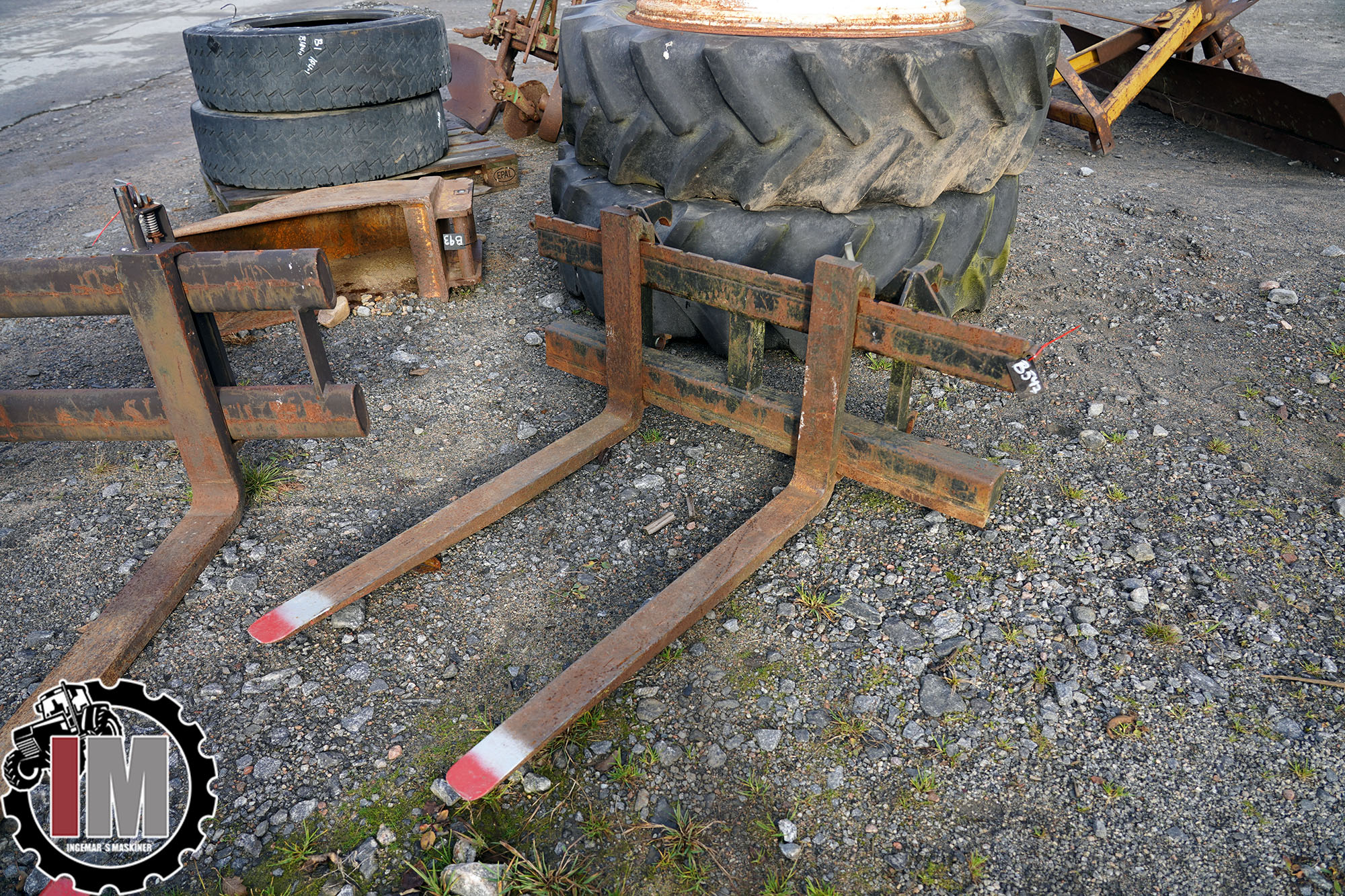 Pallgaffelset mek SMS Trima XYZ GR 1200 mm GB 1000 mm