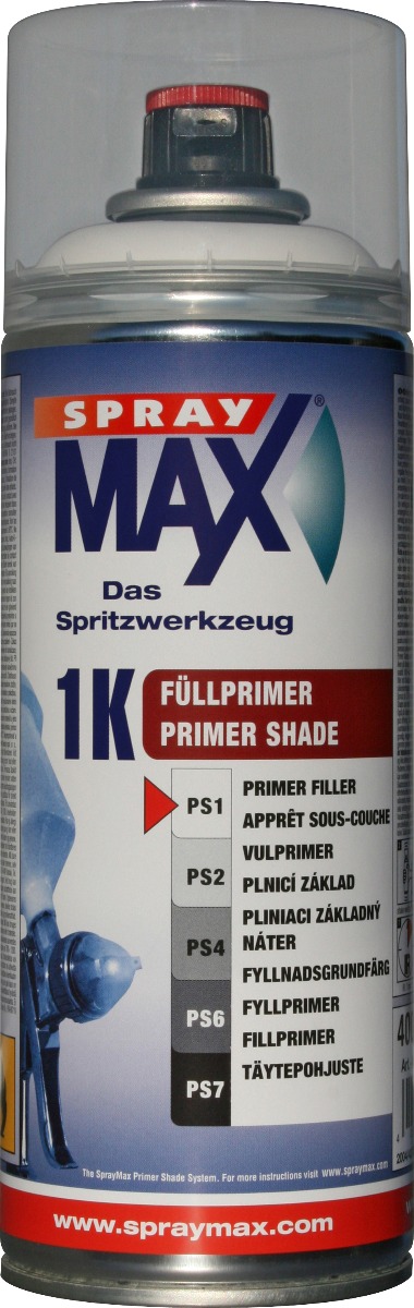 Spraymax 1K Shade Fyllprimer White