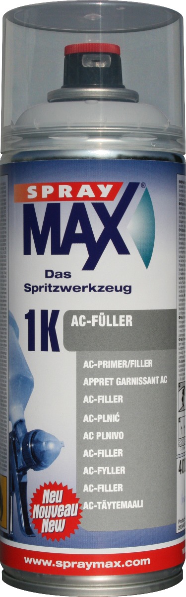 Spraymax 1K AC-filler ljusgrå