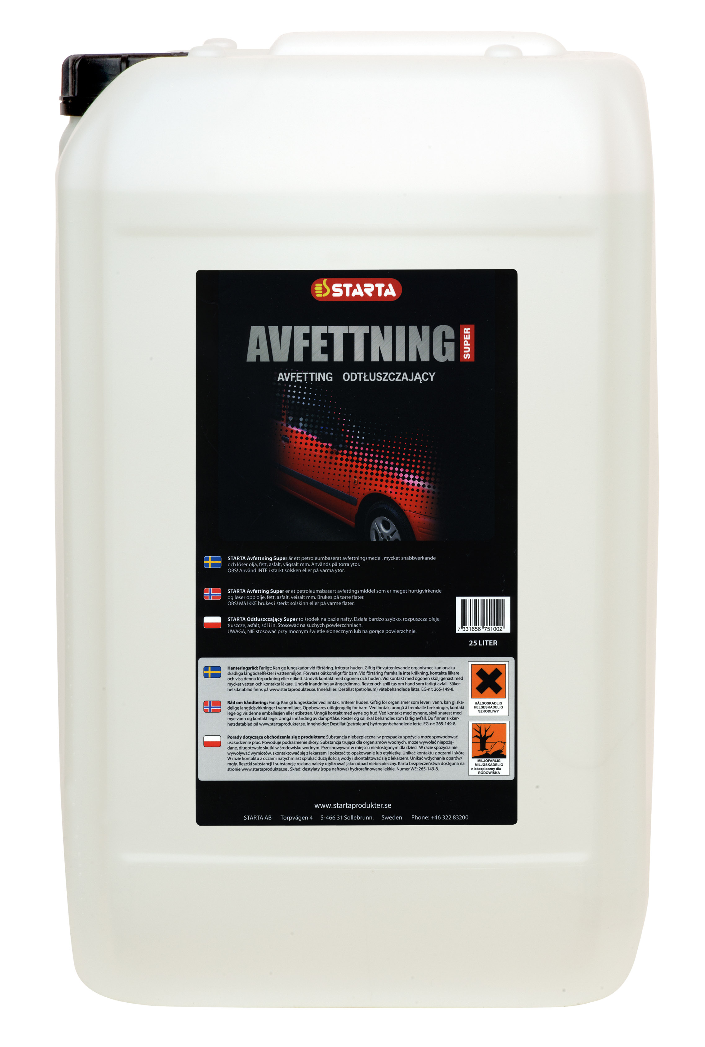 STARTA Avfettningsmedel 20 lit