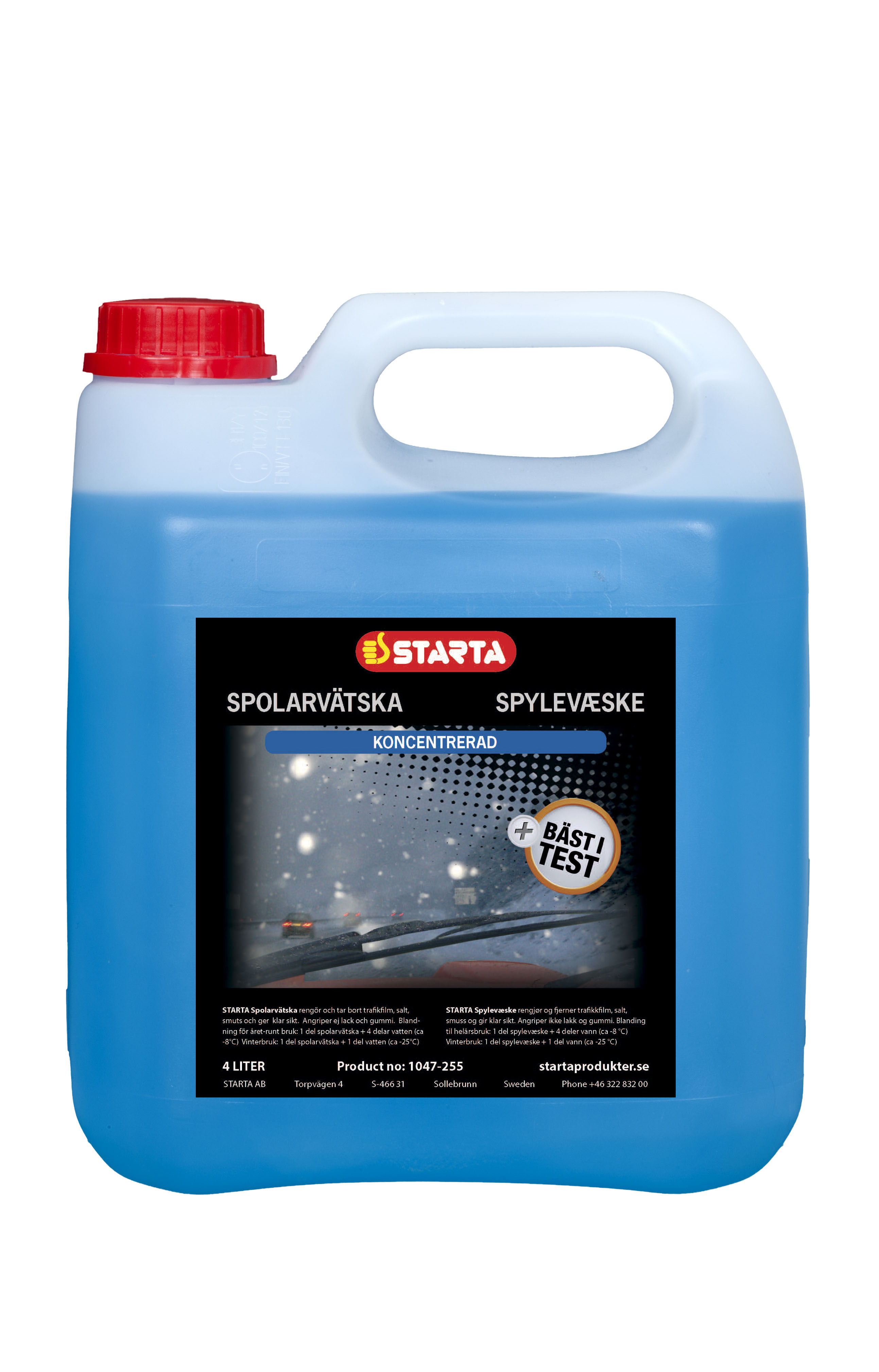 STARTA Spolarvätska Koncentrerad 4 lit *