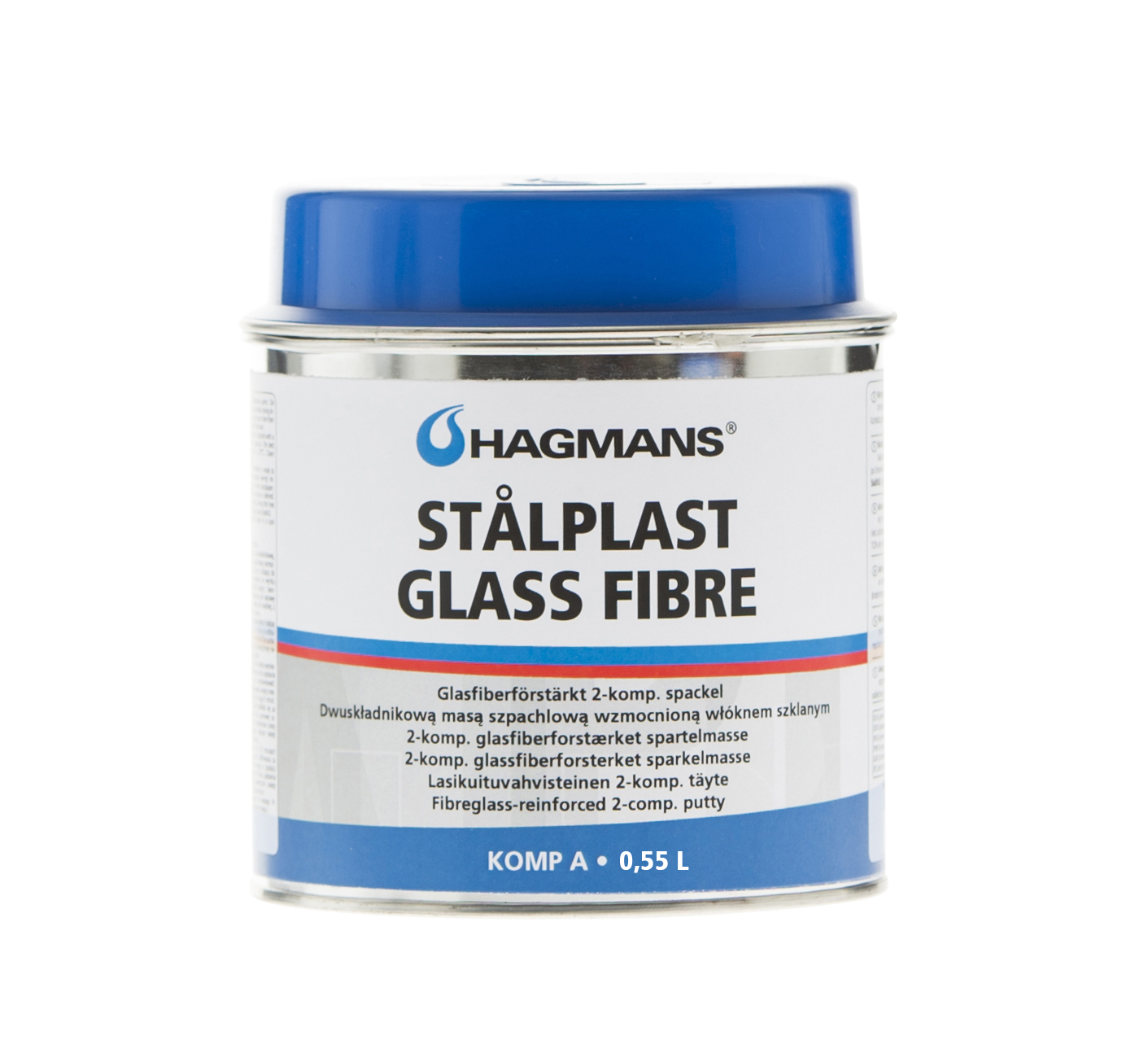 Spackel Stålplast Glass Fibre 0,55L
