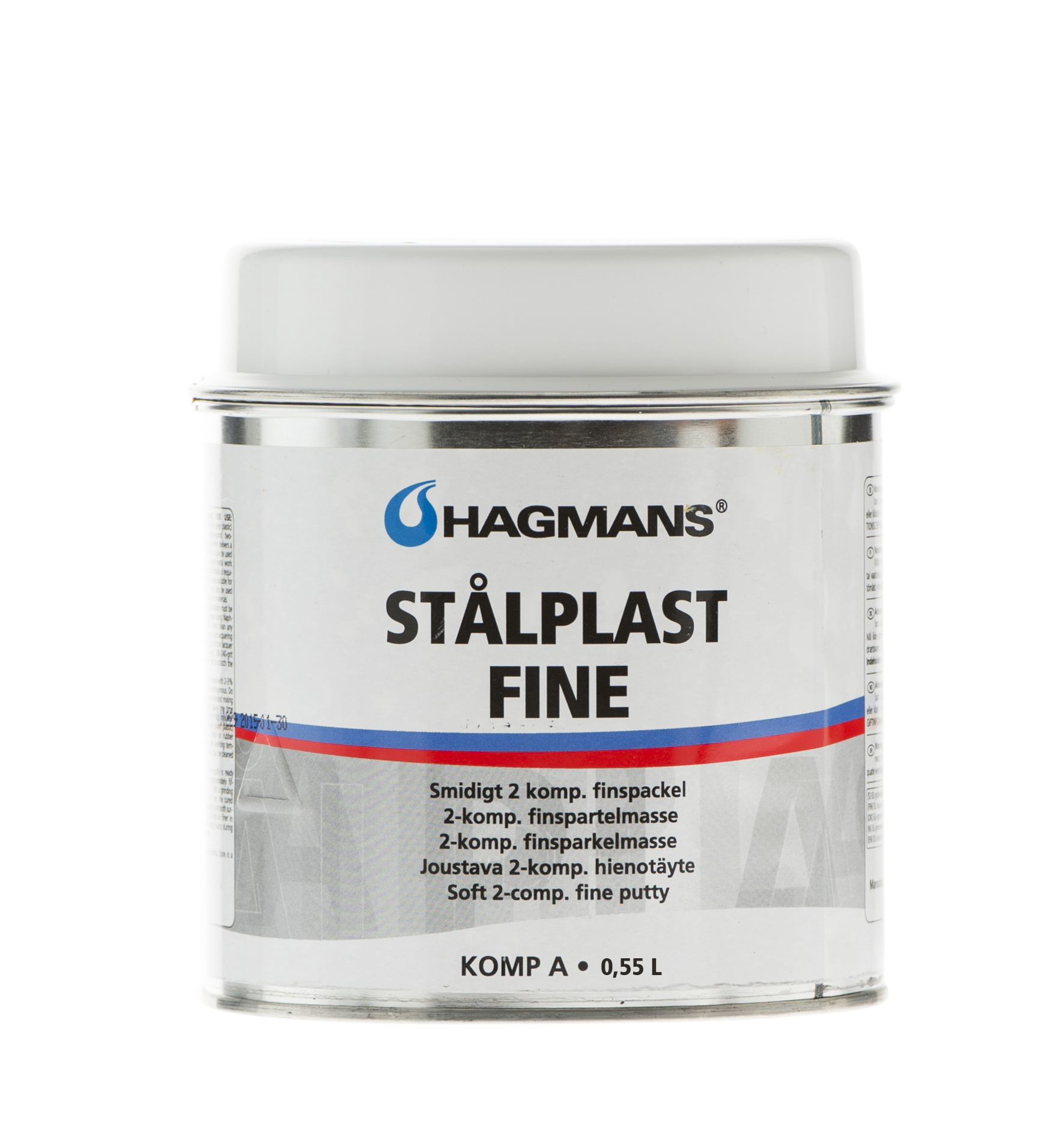 Spackel Stålplast Fine 0,55L