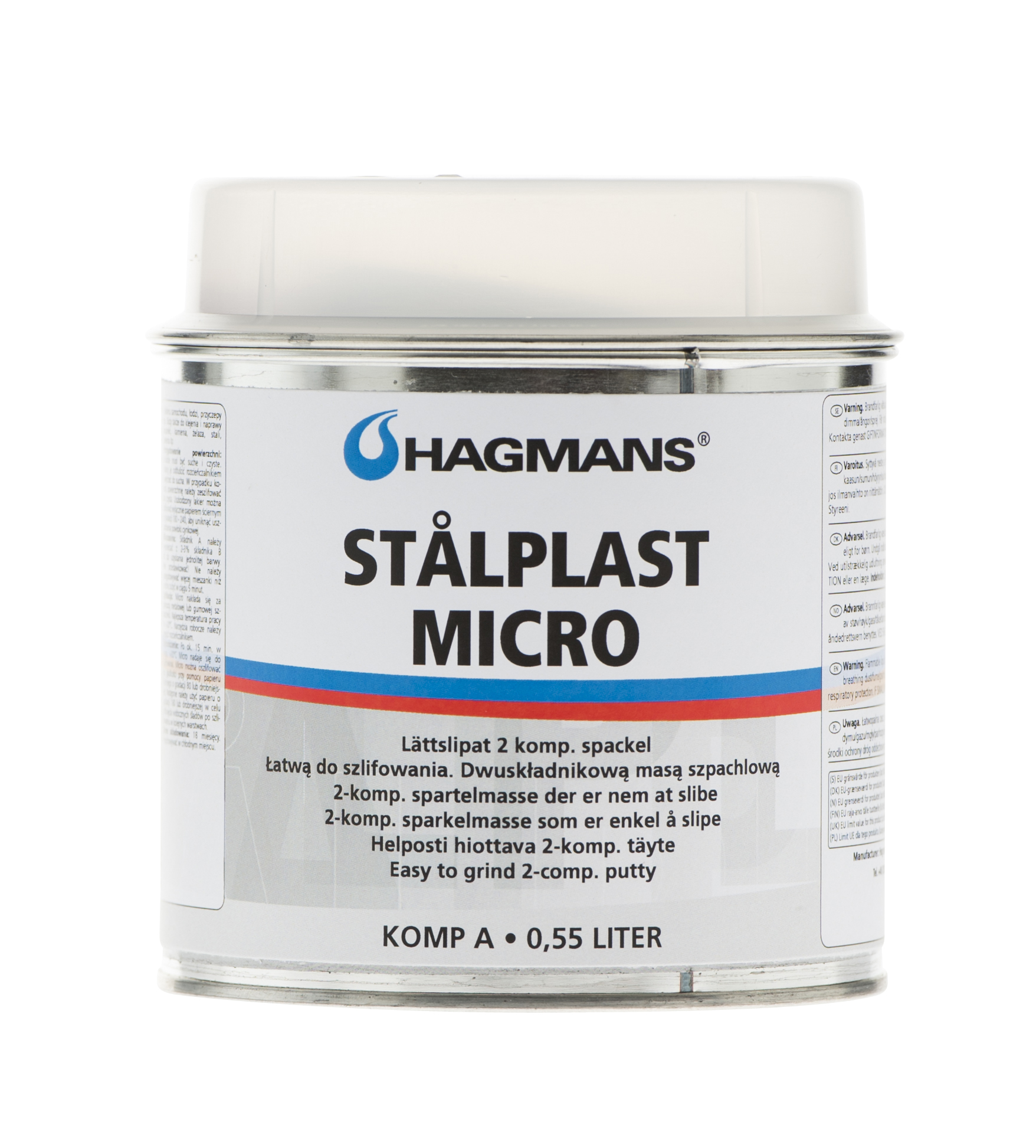 Spackel Stålplast Micro 0.55 L