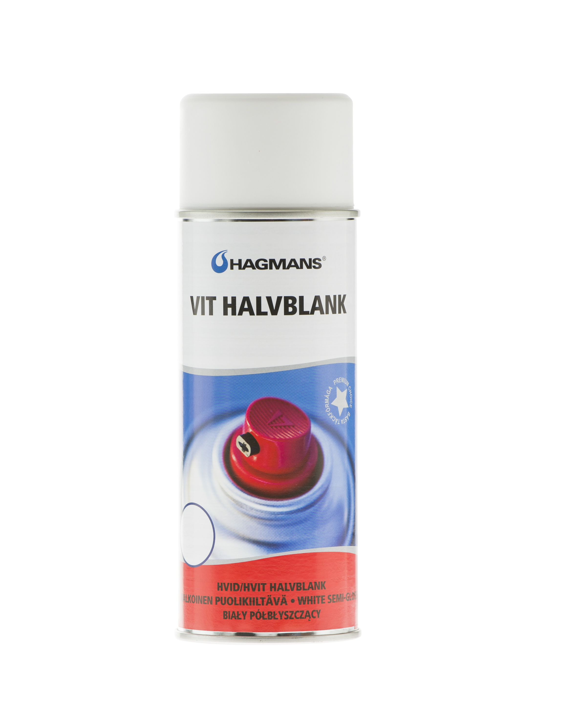 Vit halvblank 400 ml