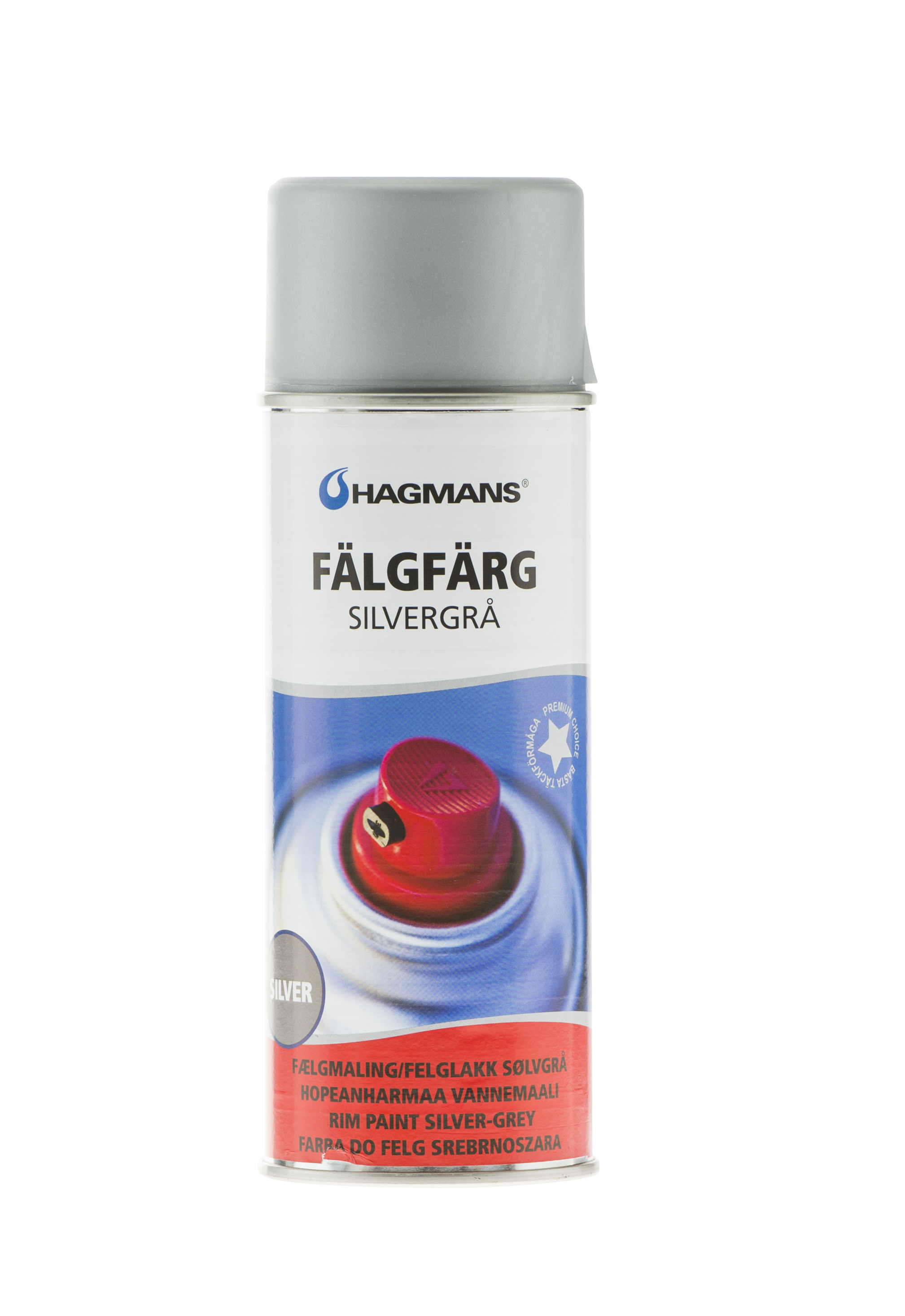 Fälgfärg silvergrå 400 ml