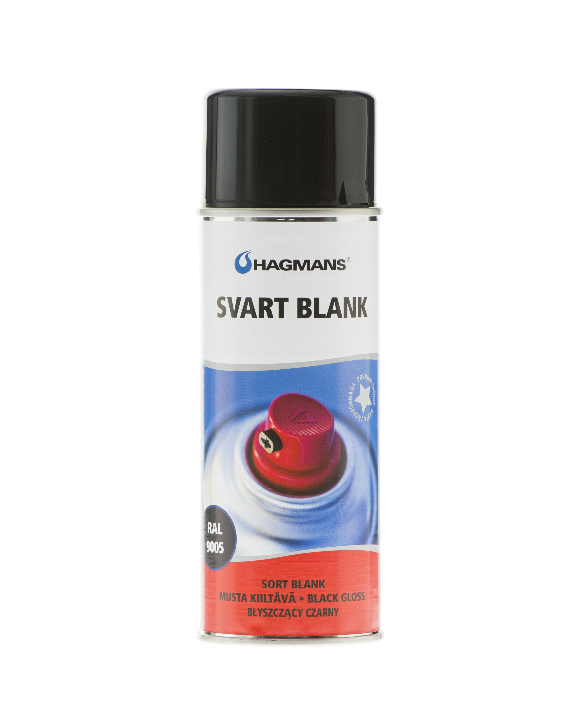 Svart blank 400 ml