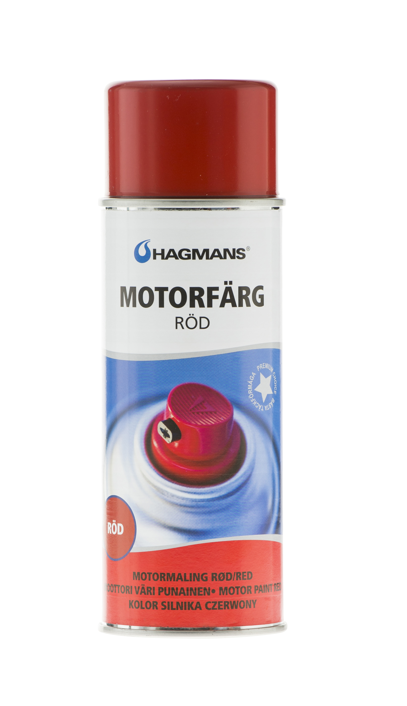 Motorfärg röd 400 ml