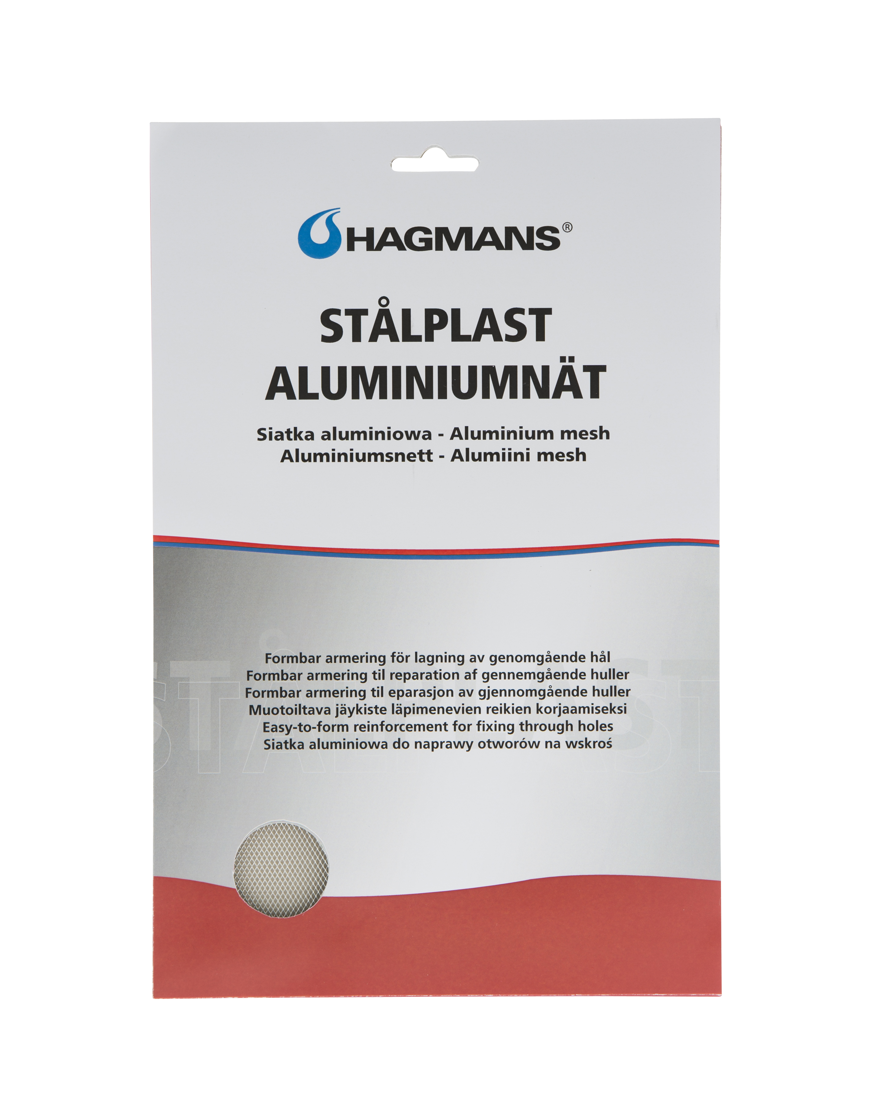 Stålplast Aluminiumnät A 4