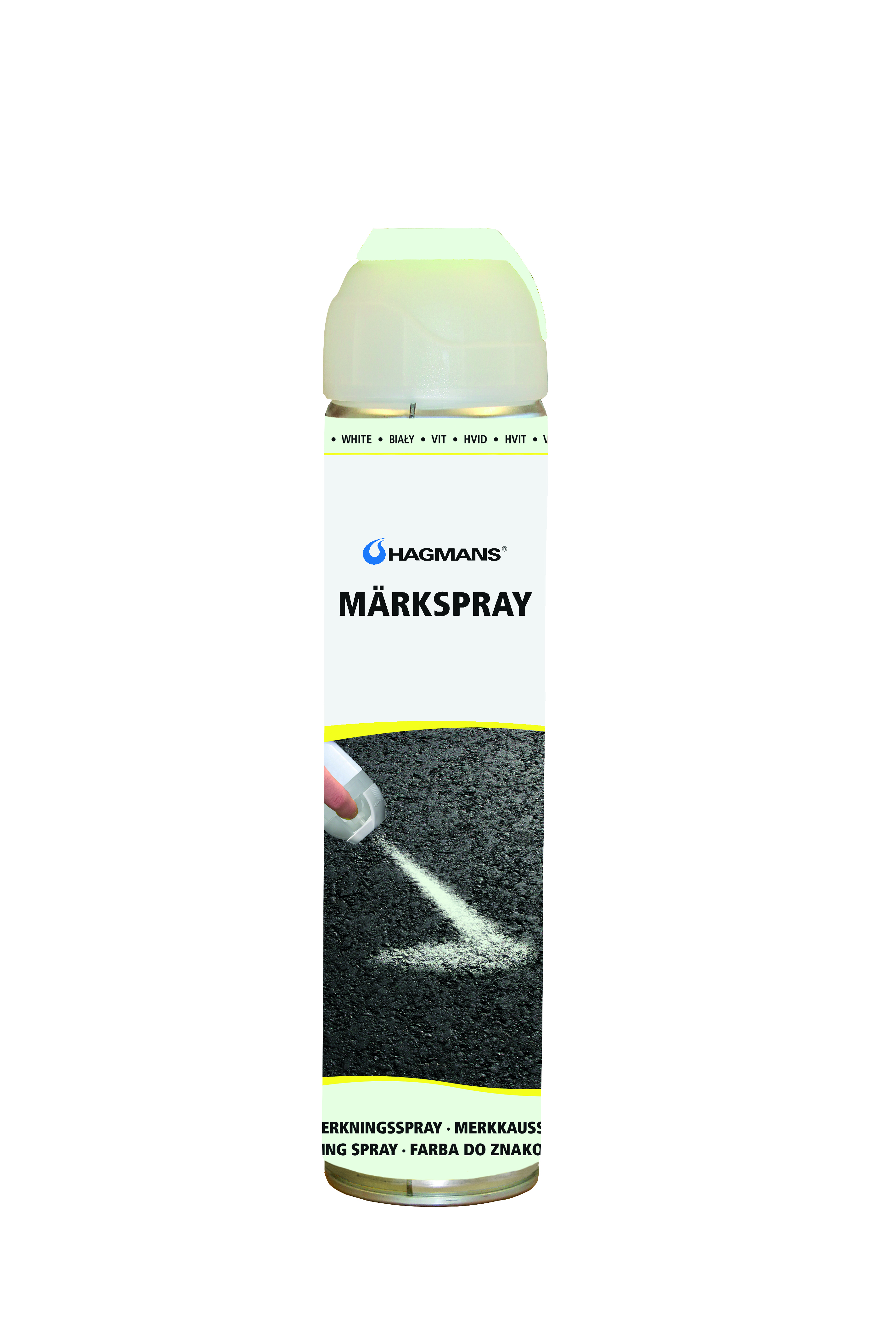 Märkspray vit 600 ml