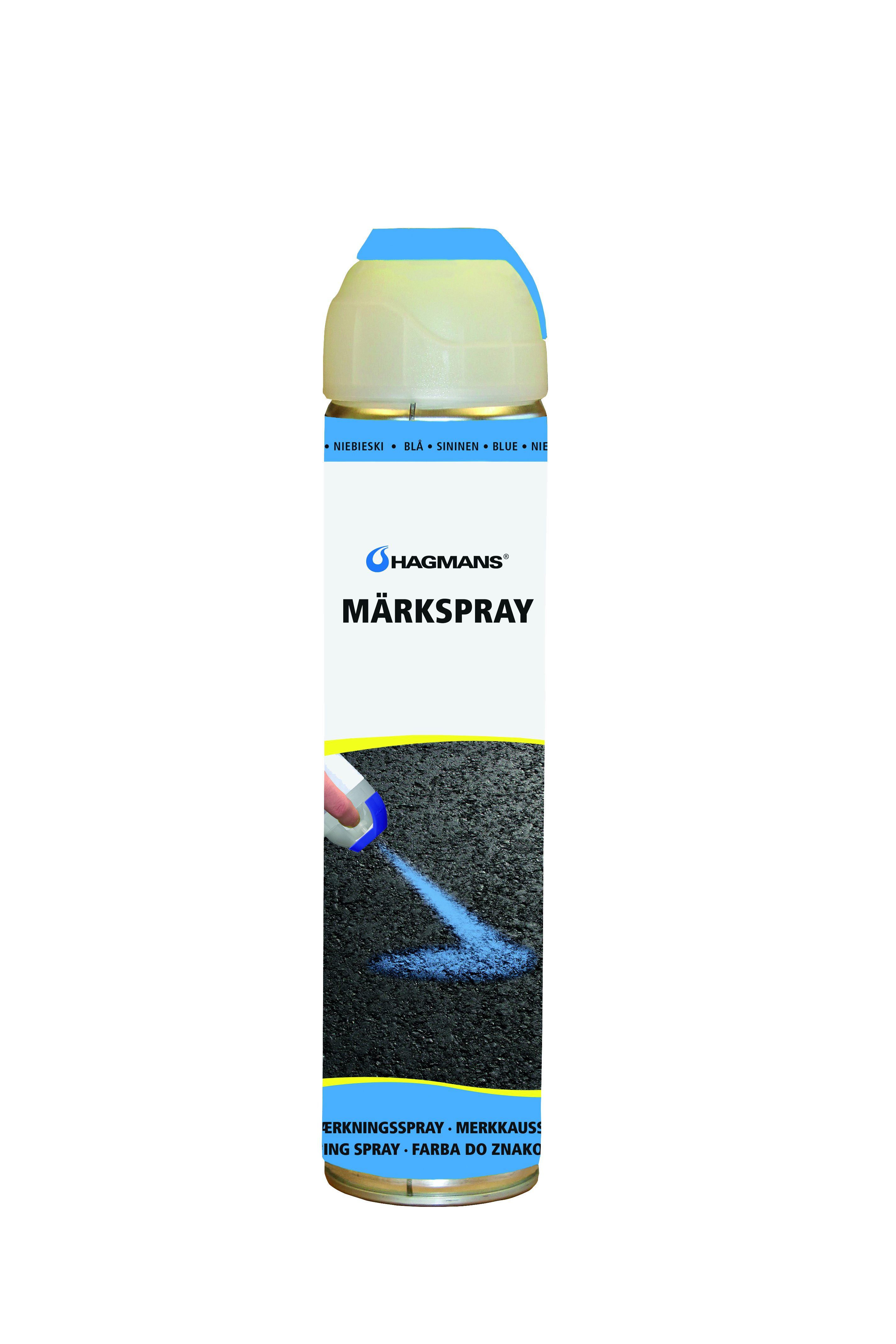 Märkspray blå 600 ml