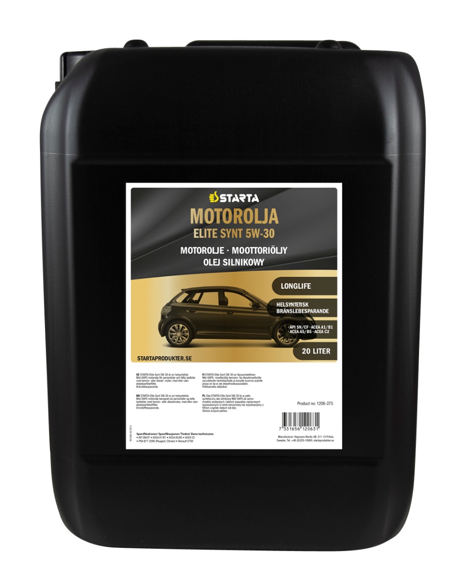 STARTA Motorolja Elite Syntet 5W-30 20 lit