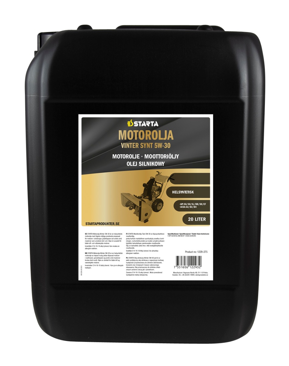 STARTA Motorolja Vinter Synt 5W-30 20 lit