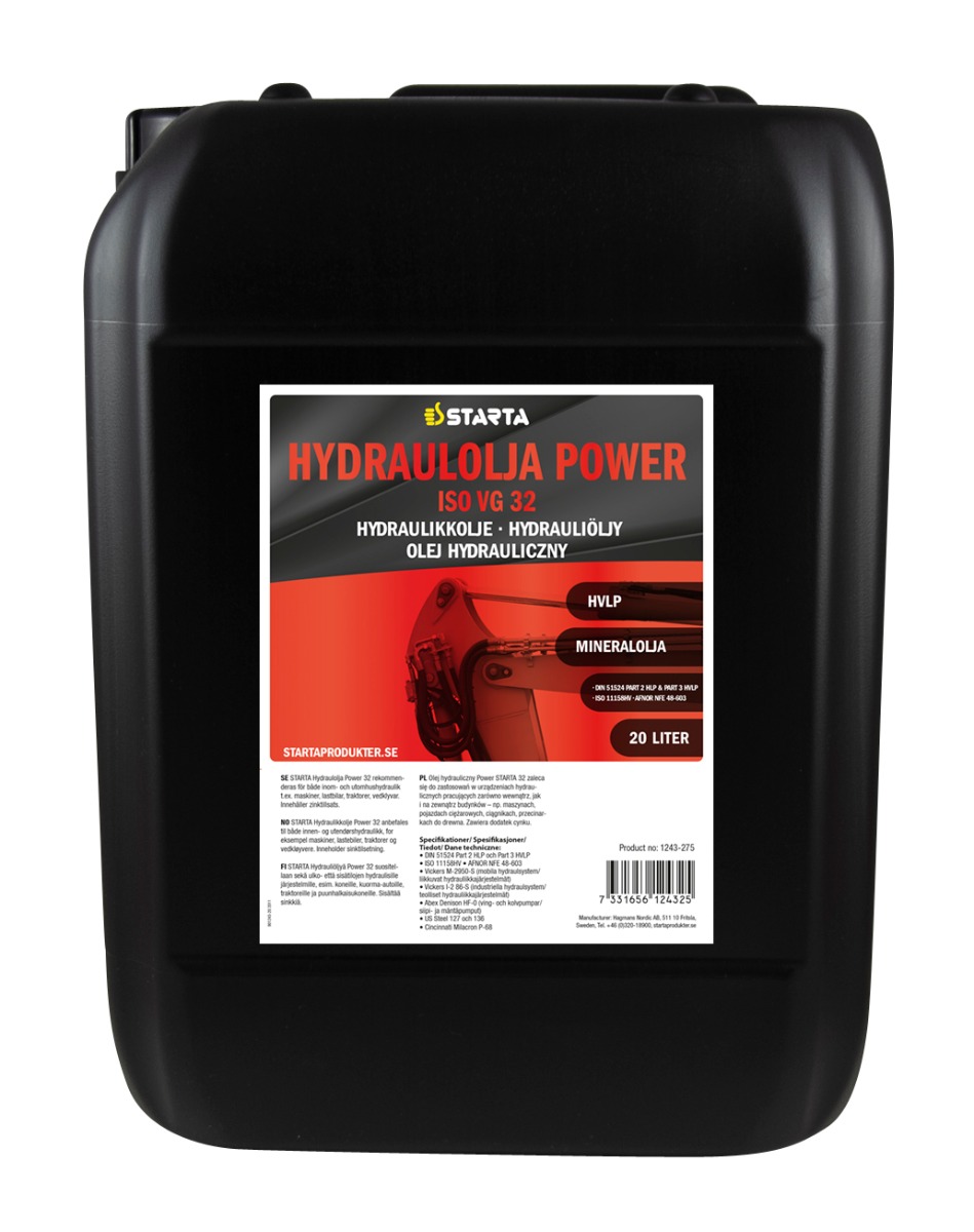 STARTA Hydraulolja Power 32 20 lit