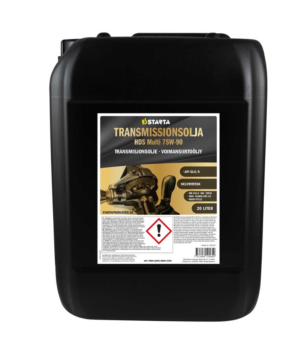 STARTA Transmissionsolja HDS Multi 75W-90 20 lit