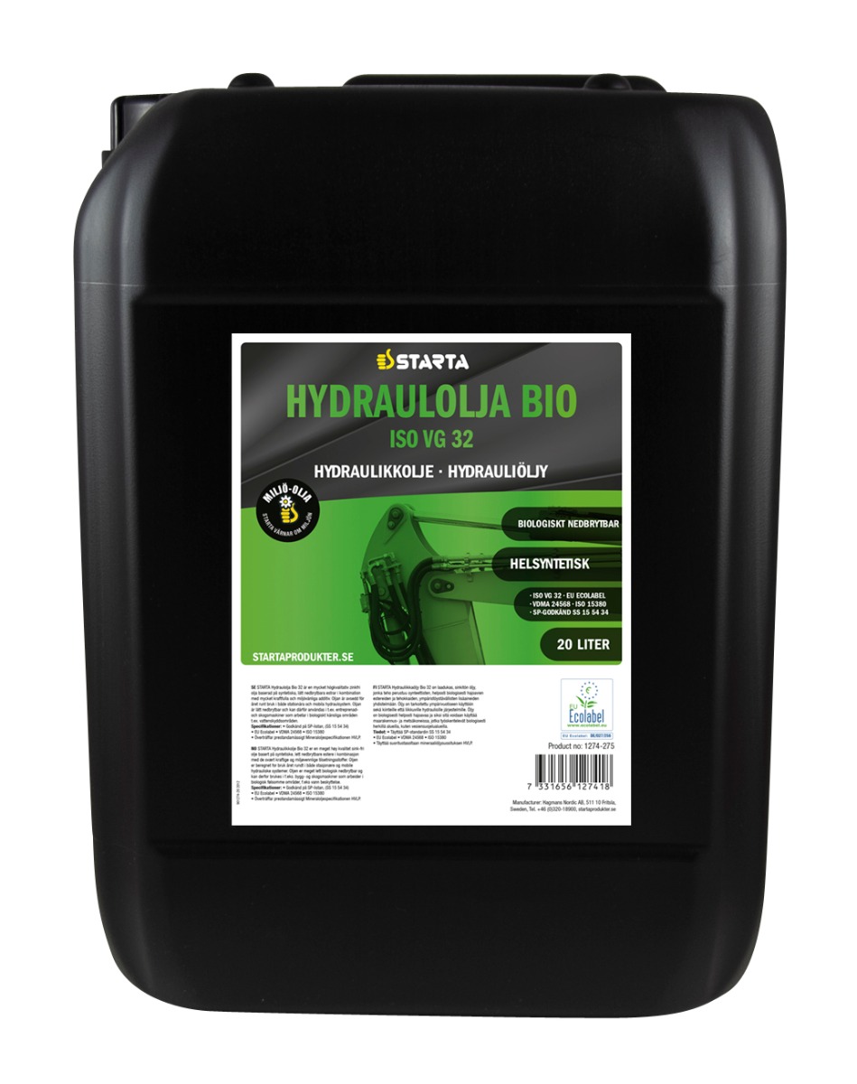 STARTA Hydraulolja BIO 32  20 lit